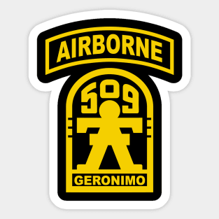 Mod.1 Geronimo 509th Airborne Parachute Infantry Sticker